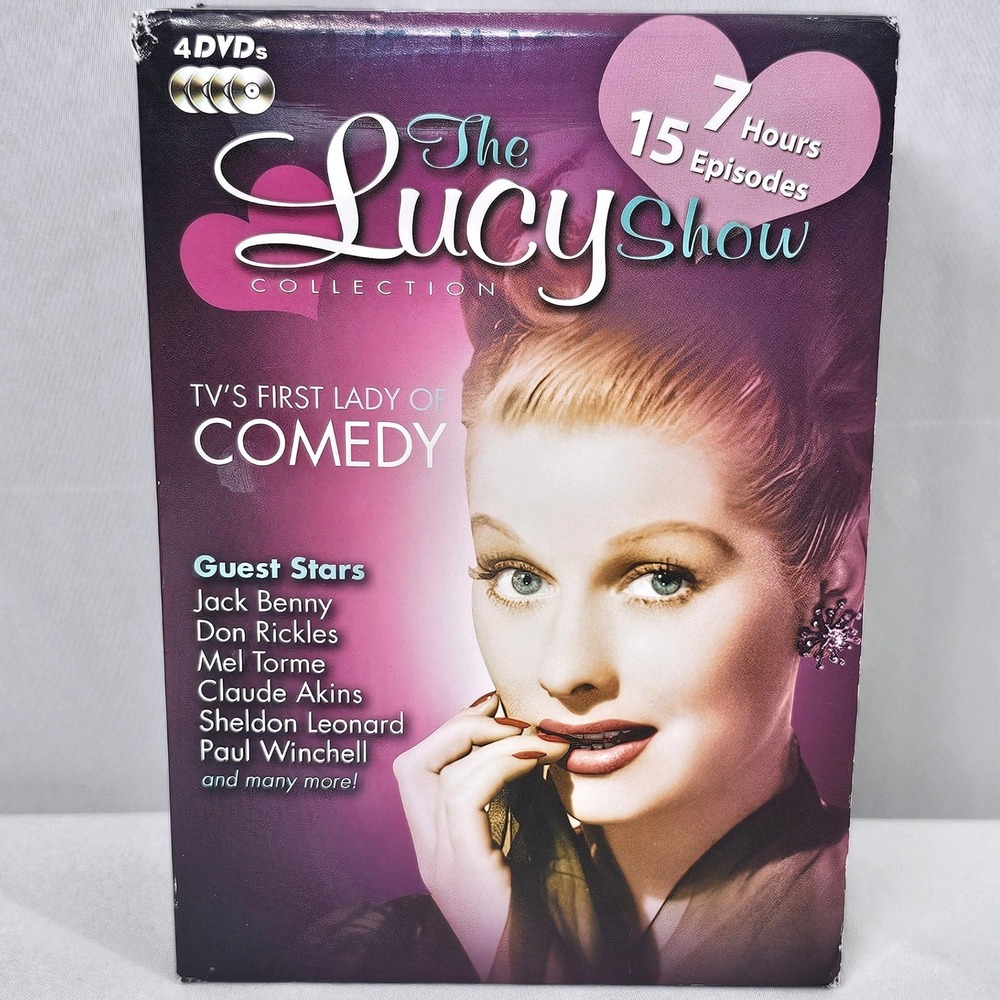 The Lucy Show Collection 4 DVD Box Set 15 Episodes‎ Lucille Ball Classic Sitcom